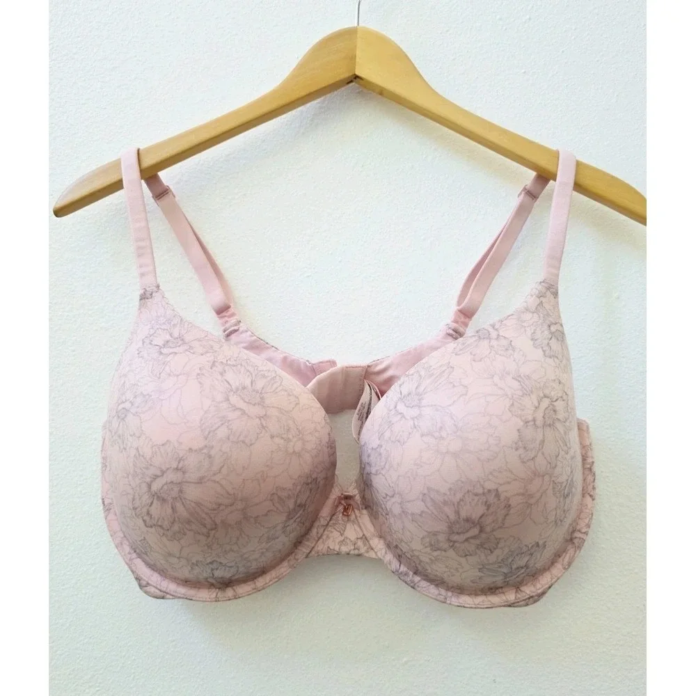 Victoria's Secret Body By Victoria Perfect Shape Push Up Bra Size 38DD Pink